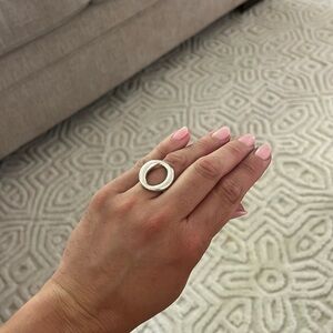 Authentic Tiffany and Co .925 Sterling Silver Elsa Peretti Sevillana Ring